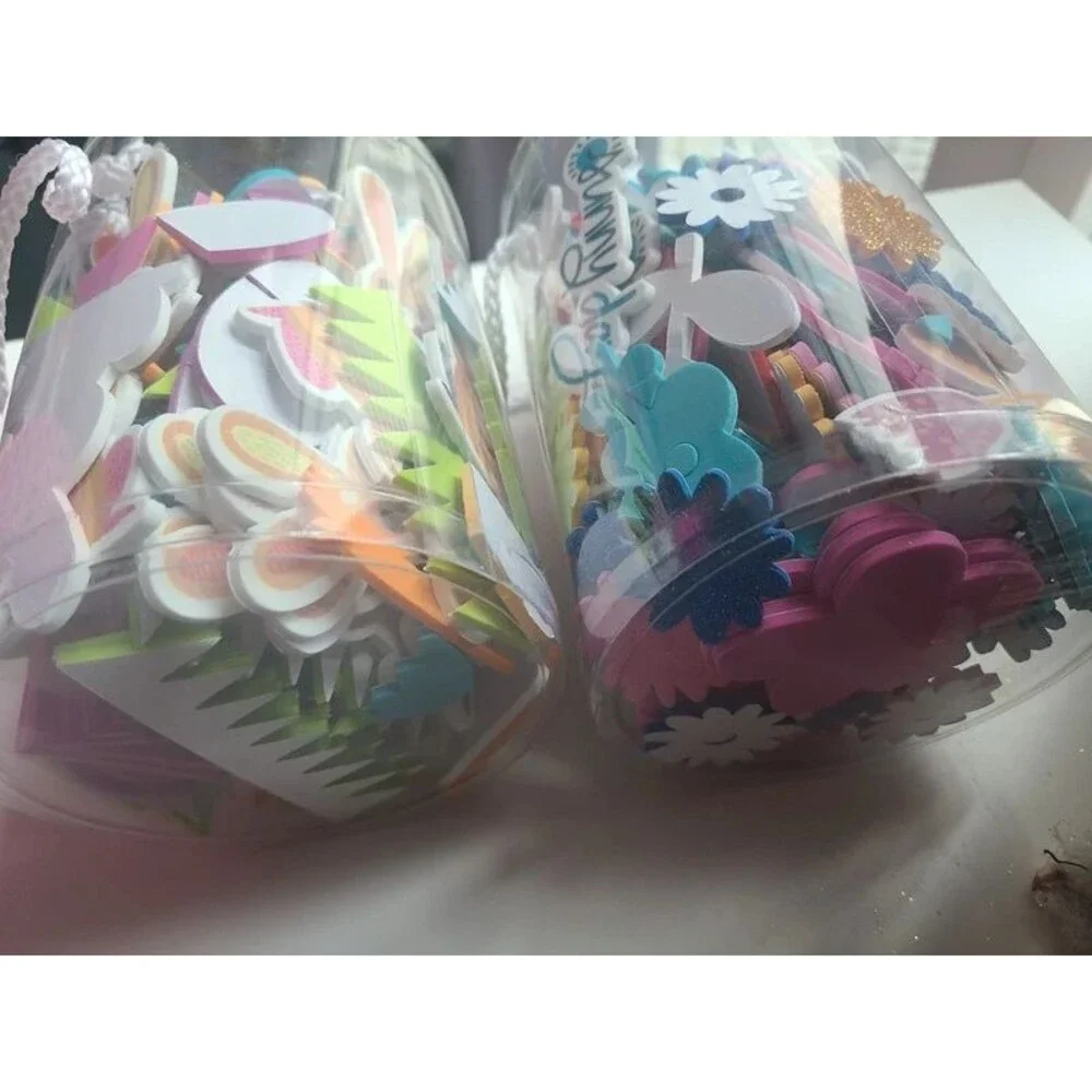 New Spritz sticker craft bucket Set of 2